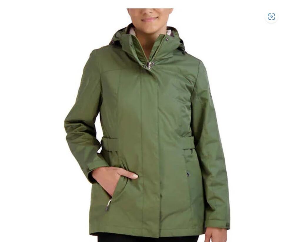 Gerry Ladies' 3-in-1 Systems Vest-Jacket with Printed Lining (Green, Small)